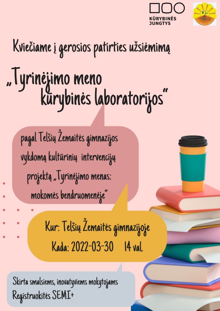 Kvietimas į gerosios patirties užsiėmimą