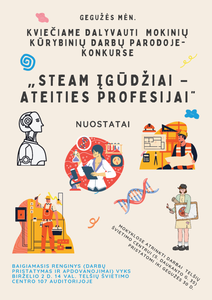 STEAM įgūdžiai - ateities profesijai