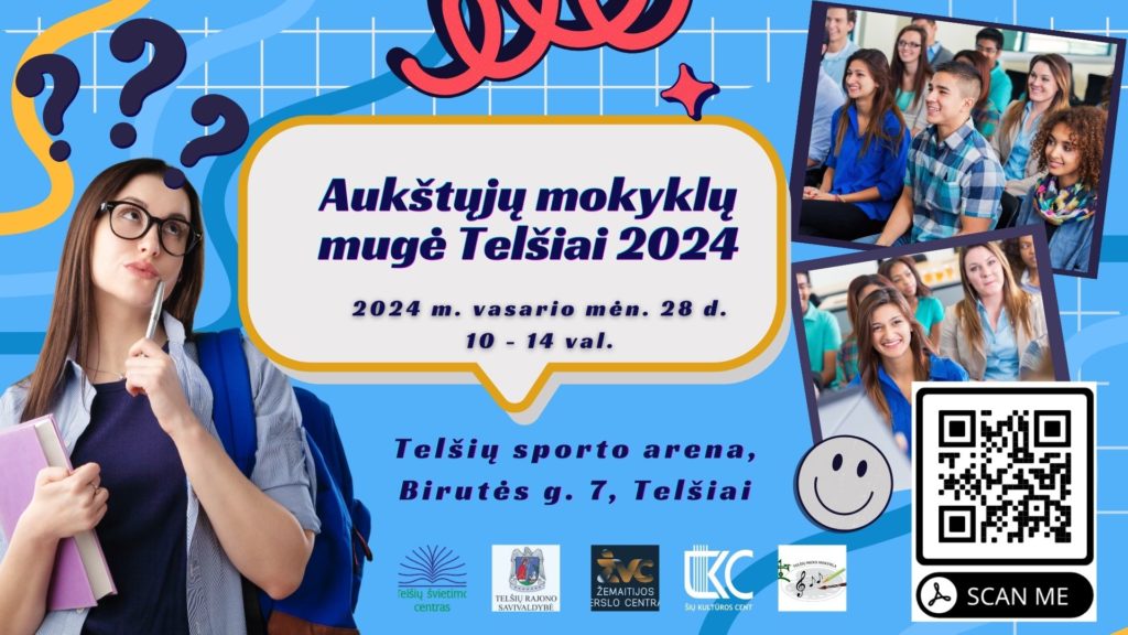 Aukštųjų mokyklų mugė Telšiai 2024